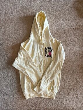 Madeira Beach Florida Butter Yellow Hoodie with Graphic